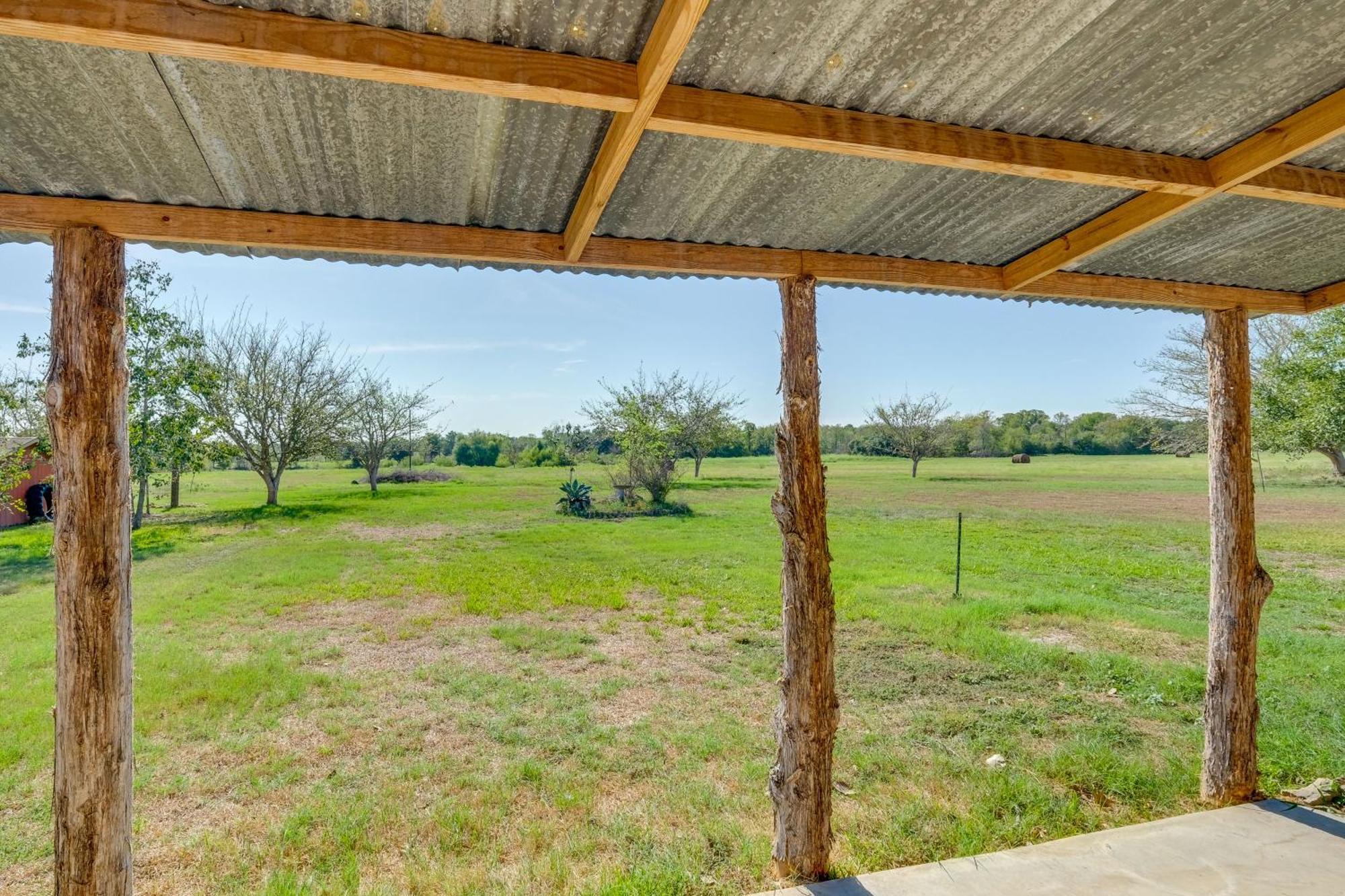Delightful Carmine Studio On Farm Near Round Top! المظهر الخارجي الصورة